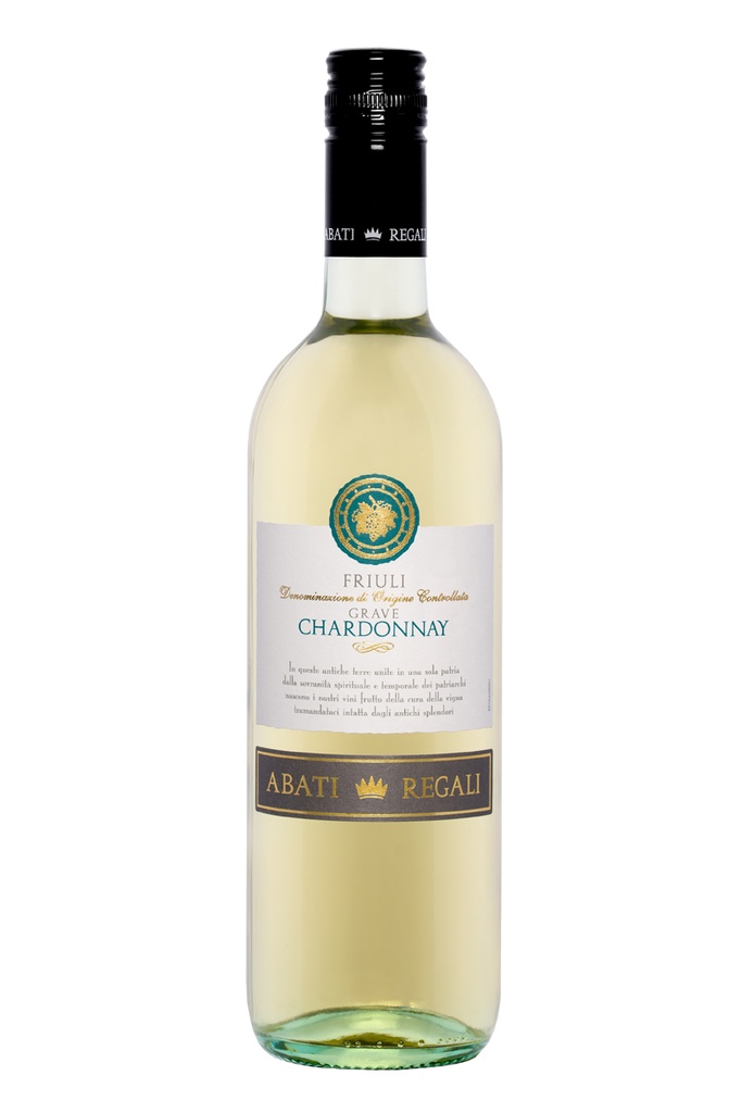 Abati Regali Chardonnay DOC Grave Friuli 0,75 Lit.