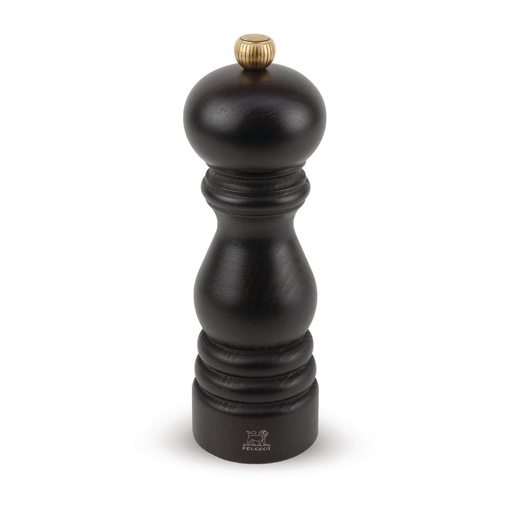 [LVA080] Peugeot pepermolen donker hout 18cm